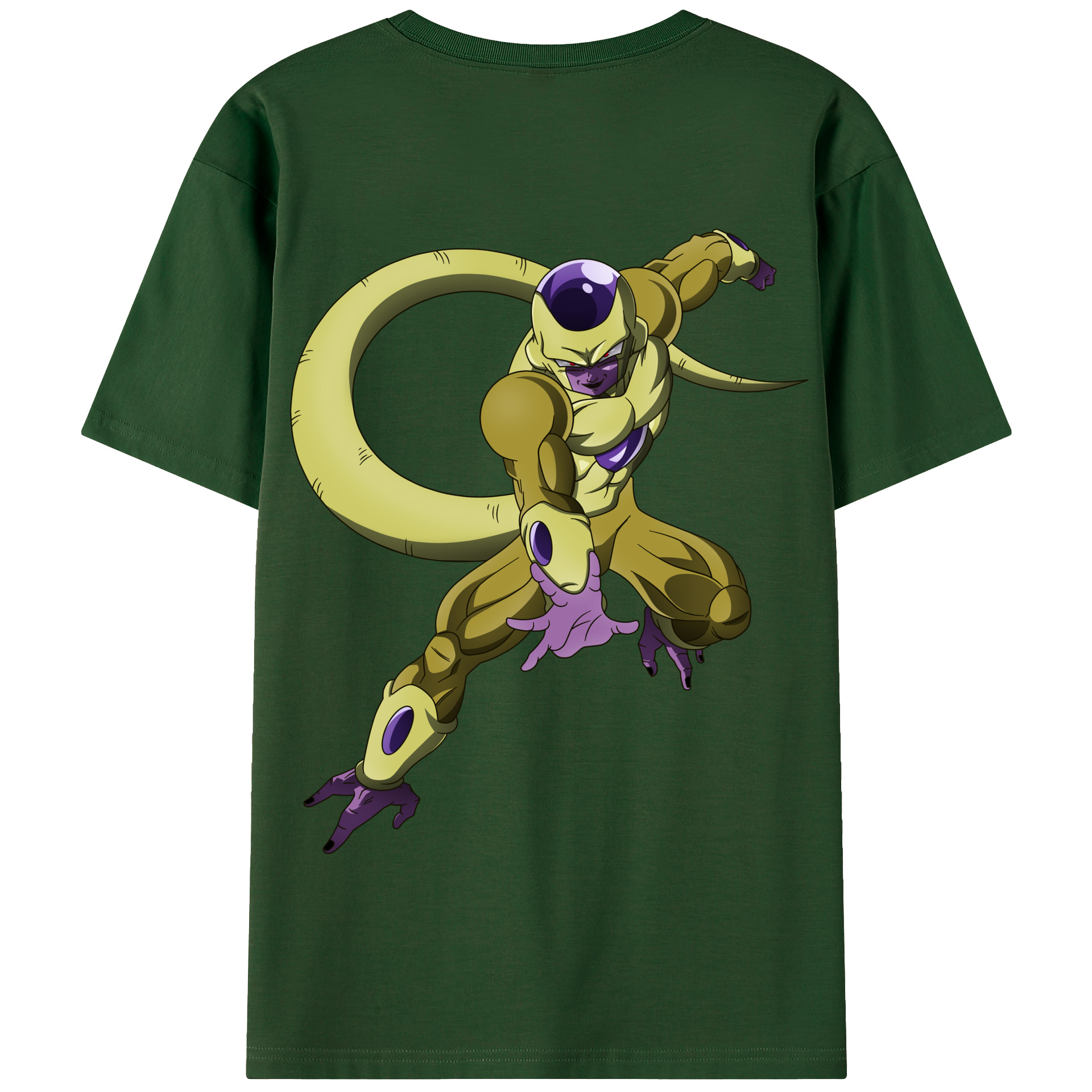 （画像用） ドラゴンボール フリーザ DRAGON BALL Frieza 綿100％半袖Tシャツ（背面プリント）